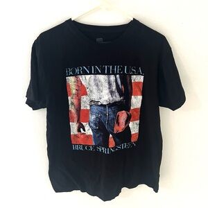 Bruce Springsteen Born In The USA 1984-85 Tour Graphic T-Shirt, Size: Large
